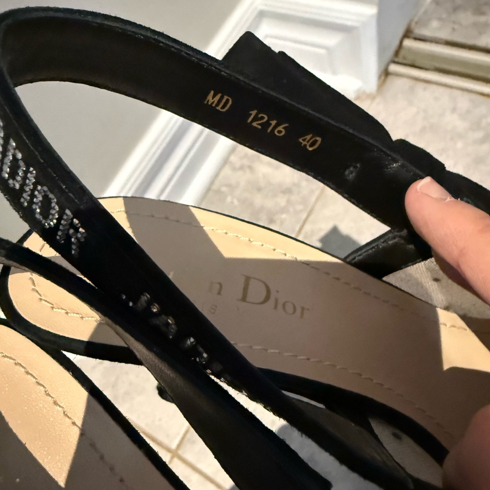 Authentic Dior Slingback Heels - Picture 6 of 6